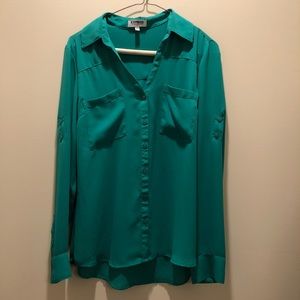 Express Portofino Long Sleeve Blouse